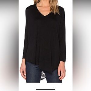 Joie Lace Back Pullover Asymmetric Sweater l